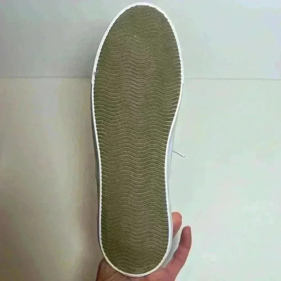 G.H. Bass Navigate Anchor Print Sneakers Boat Shoes Size 7.5 Navy - Picture 6 of 9